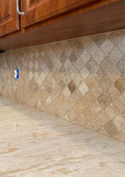 tile floor installation